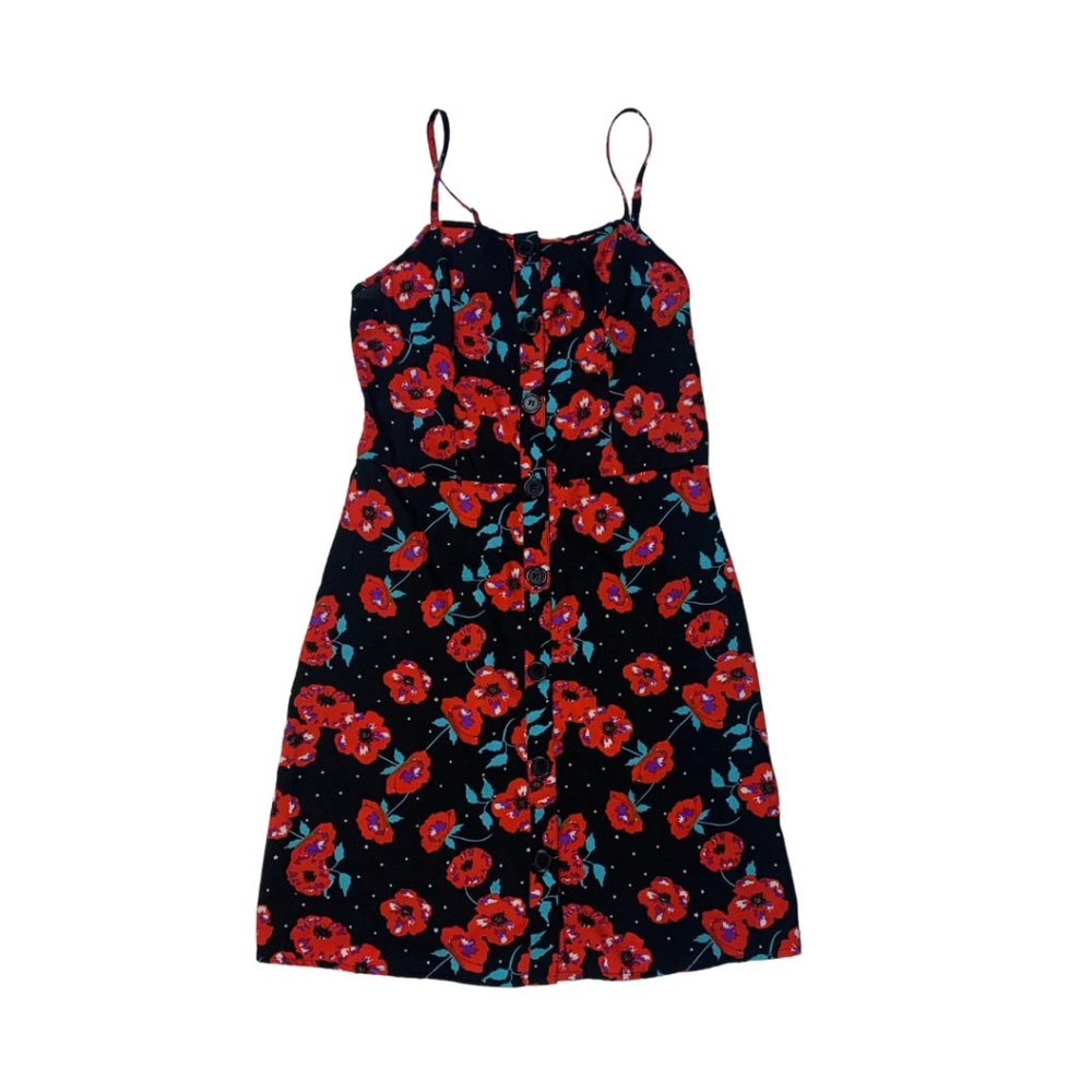 NWT Black Floral Mini Dress